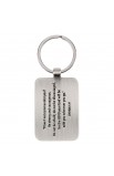 KMO100 - Keyring in Tin Be Strong & Courageous - - 2 