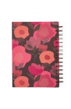 JLW100 - Journal Wirebound Coral Floral Trust in the Lord - - 2 