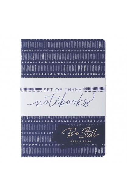 NBS034 - Notebook Set LG Blue Be Still Strong Joyful - - 1 