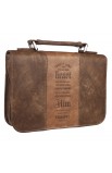 BBM682 - Classic Bible Cover MD Brown Trust In The Lord Prov 3:5 6 - - 4 