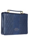 BBM690 - Bible Cover Navy Pattern I Know the Plans - - 4 