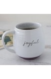 LCP18693 - Coffeecup Textured Joyful White 18Oz - - 3 