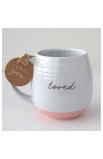 LCP18692 - Coffeecup Textured Loved White 18Oz - - 1 