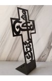 HD0108 - 30 CM YOUR WILL CROSS ARABIC BLACK ST - - 3 