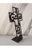 HD0107 - 20 CM YOUR WILL CROSS ARABIC BLACK ST - - 3 