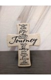 LCP11347 - Cross Desktop Cast Stone Scripture Journey - - 1 