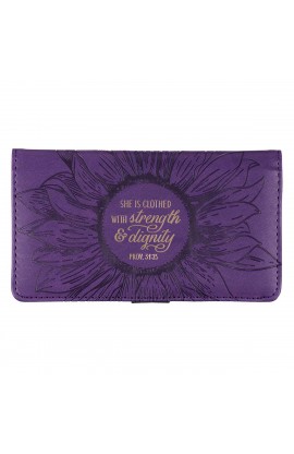 CHB055 - Wallet Purple Strength & Dignity Prov 31:25 - - 1 