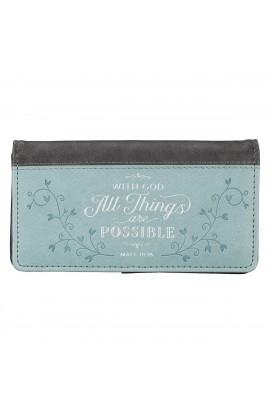 CHB048 - Wallet Teal All Things Matt 19:26 - - 1 