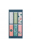 MGB067 - Magnetic Bookmark Set Floral Garden - - 2 