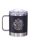 SMUG219 - Stainless Steel Mug Be Strong Eph 6:10 - - 2 