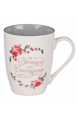 Mug Ceramic Be Strong & Courageous Joshua 1:9