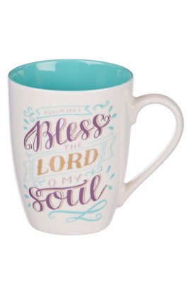 MUG684 - Mug Ceramic Bless the Lord Psalm 103 - - 1 