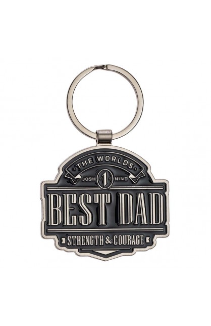 KMO113 - Keyring Best Dad Joshua 1:9 - - 1 