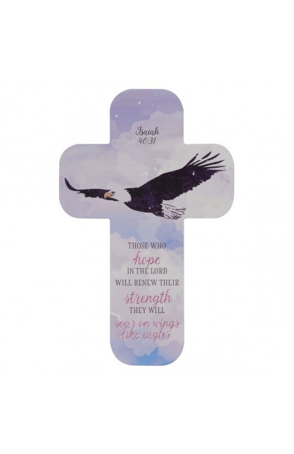 BMC141 - Cross Bookmark Eagles Wings Isaiah 40:31 - - 1 