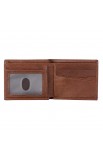 WT137 - Wallet Leather Brown Blessed is the Man Badge Jer 17:7 - - 3 