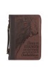 BBM703 - Bible Cover Brown Lord is My Strength Exodus 15:2 - - 1 