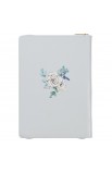 JL552 - Journal Zip All Things Blue Floral Phil 4:13 - - 2 