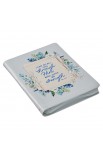 JL552 - Journal Zip All Things Blue Floral Phil 4:13 - - 4 