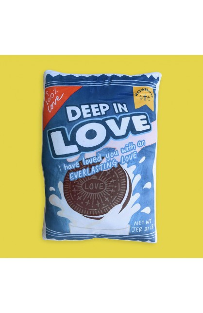 TCPL010 - DEEP IN LOVE BISCUIT PILLOW - - 1 