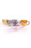 TCMG002 - FULL BLESSINGS GREY VINTAGE CUPS GLASS MUG - - 7 