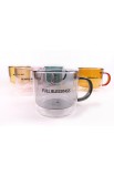 TCMG002 - FULL BLESSINGS GREY VINTAGE CUPS GLASS MUG - - 5 