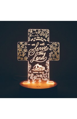 HOUSEHOLD SERVE THE LORD NIGHT LIGHT