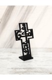 HDW005 - 10 CM BLACK WOOD YOUR WILL CROSS ARABIC لتكن مشيئتك - - 2 