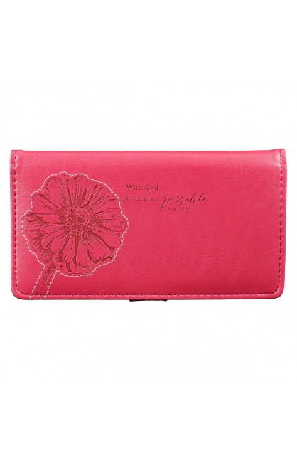 CHB028 - Wallet Pink All Things Possible Matt 19:26 - - 1 