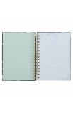 JLW129 - Journal Spiral bound Black Feathers He Will Cover You Ps 91:4 - - 3 