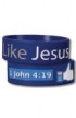 WSBJ103 - I LIKE JESUS WIDE SILICONE BRACELET - - 1 