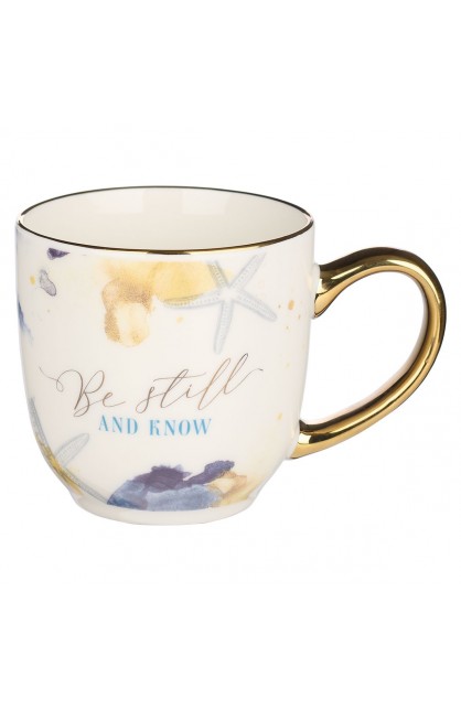 MUG837 - Ceramic Mug Be Still and Know Beach - - 1 