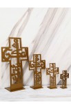 HDW001 - 10 CM GOLD WOOD YOUR WILL CROSS ARABIC لتكن مشيئتك - - 7 