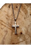 SC0211 - HE KNOWS MY NAME CROSS PENDANT CHAIN - - 5 