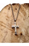 SC0211 - HE KNOWS MY NAME CROSS PENDANT CHAIN - - 6 