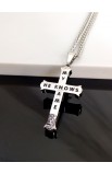 SC0211 - HE KNOWS MY NAME CROSS PENDANT CHAIN - - 7 