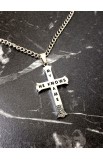SC0211 - HE KNOWS MY NAME CROSS PENDANT CHAIN - - 8 