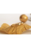 R04S - SMALL CROSS THIN RING GOLD PLATED - - 12 