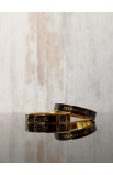 R14S - FEARLESS RING BLACK & GOLD PLATED - - 10 