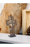 HDW021 - 10 CM GREIGE WOOD YOUR WILL CROSS ARABIC لتكن مشيئتك - - 8 