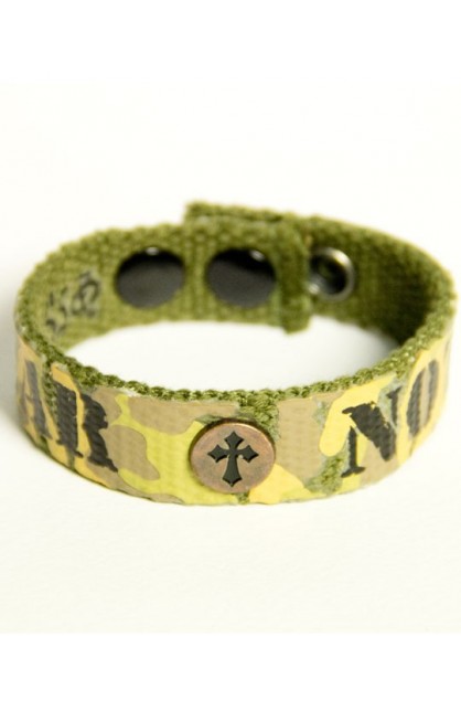 FGCB106 - FEAR NOT CAMO FAITH GEAR CANVAS BRACELET - - 1 