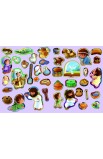 BK3048 - SPARKLY STICKER BIBLE LIFE OF JESUS - - 2 