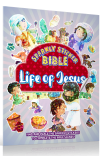 BK3048 - SPARKLY STICKER BIBLE LIFE OF JESUS - - 1 