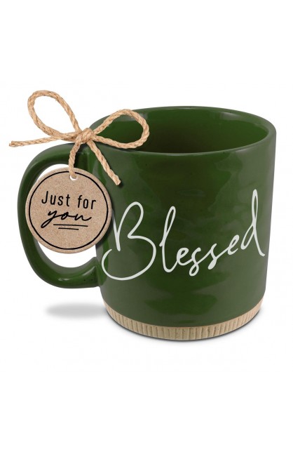 LCP18362 - Coffeecup Powerful Words Blessed Grn 16 - - 1 