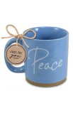 LCP18374 - Mug Powerful Words Peace Lt Blue 16 oz - - 1 