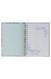 JLW142 - Journal Wirebound Navy Floral Be Still Ps 46:10 - - 3 