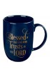 MUG904 - Mug Navy Blessed is the One Who Trusts Jer 17:7 - - 1 