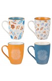 MUGS29 - Mug Set 4pc Thankful Grateful Blessed - - 2 