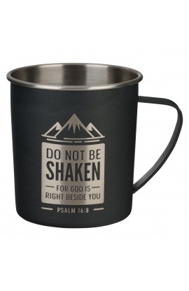 SMUG239 - Mug SS Camp Black Do Not Be Shaken Ps 16:8 - - 1 