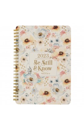 MYD083 - 2023 Wirebound Daily Planner Be Still & Know - - 1 