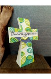 TCR-141 - TRUST IN THE LORD CROSS TBLT RESIN - - 2 